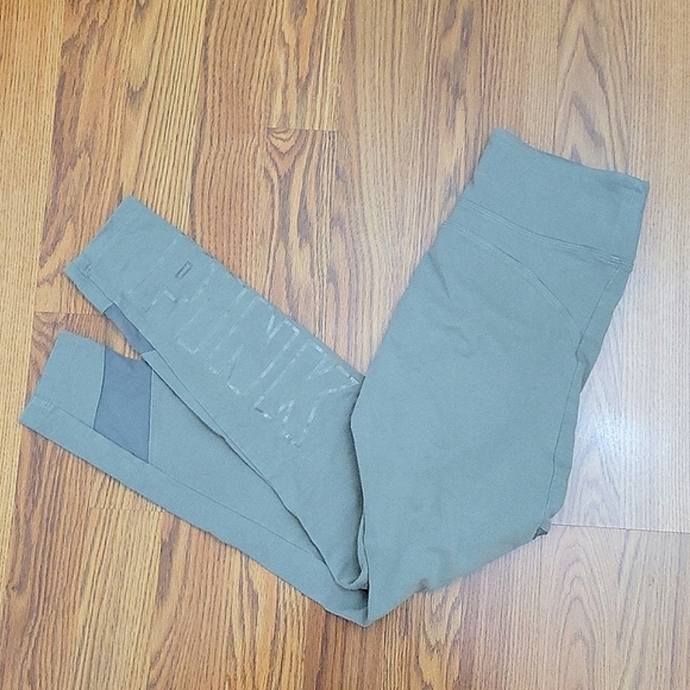 Victoria's Secret PINK YOGA Logo Mesh Leggings/ S